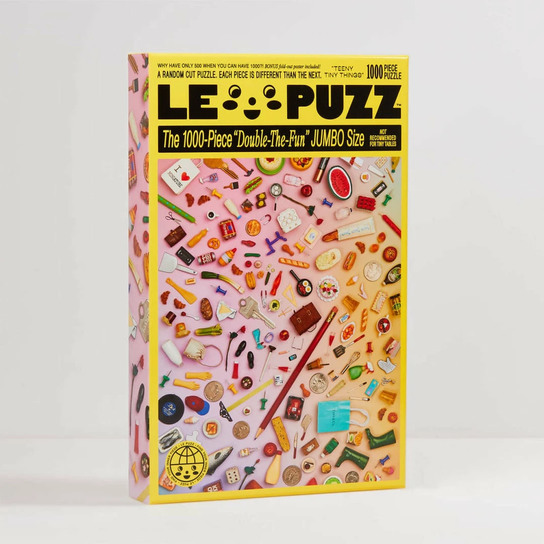 Deals 🔔 Le Puzz 1000 Piece Puzzle - Teeny Tiny Things 🌟 3 Le Puzz 1000 Piece Puzzle - Teeny Tiny Things