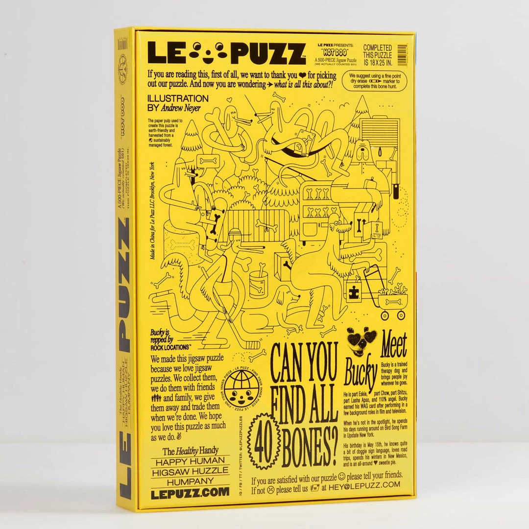 Flash Sale ๐ Le Puzz 500 Piece Puzzle - Hot ๐ Dog ๐ 6 Le Puzz 500 Piece Puzzle - Hot Dog