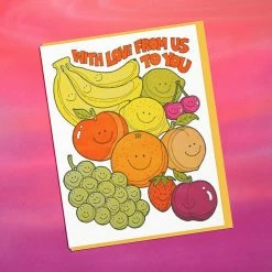 Lucky Horse Press With Love Fruities Greeting Card