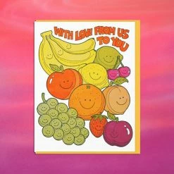 Lucky Horse Press With Love Fruities Greeting Card