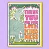 Lucky Horse Press $10 Or Less Love & Kindness Thank You Greeting Card
