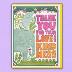 Lucky Horse Press $10 Or Less Love & Kindness Thank You Greeting Card