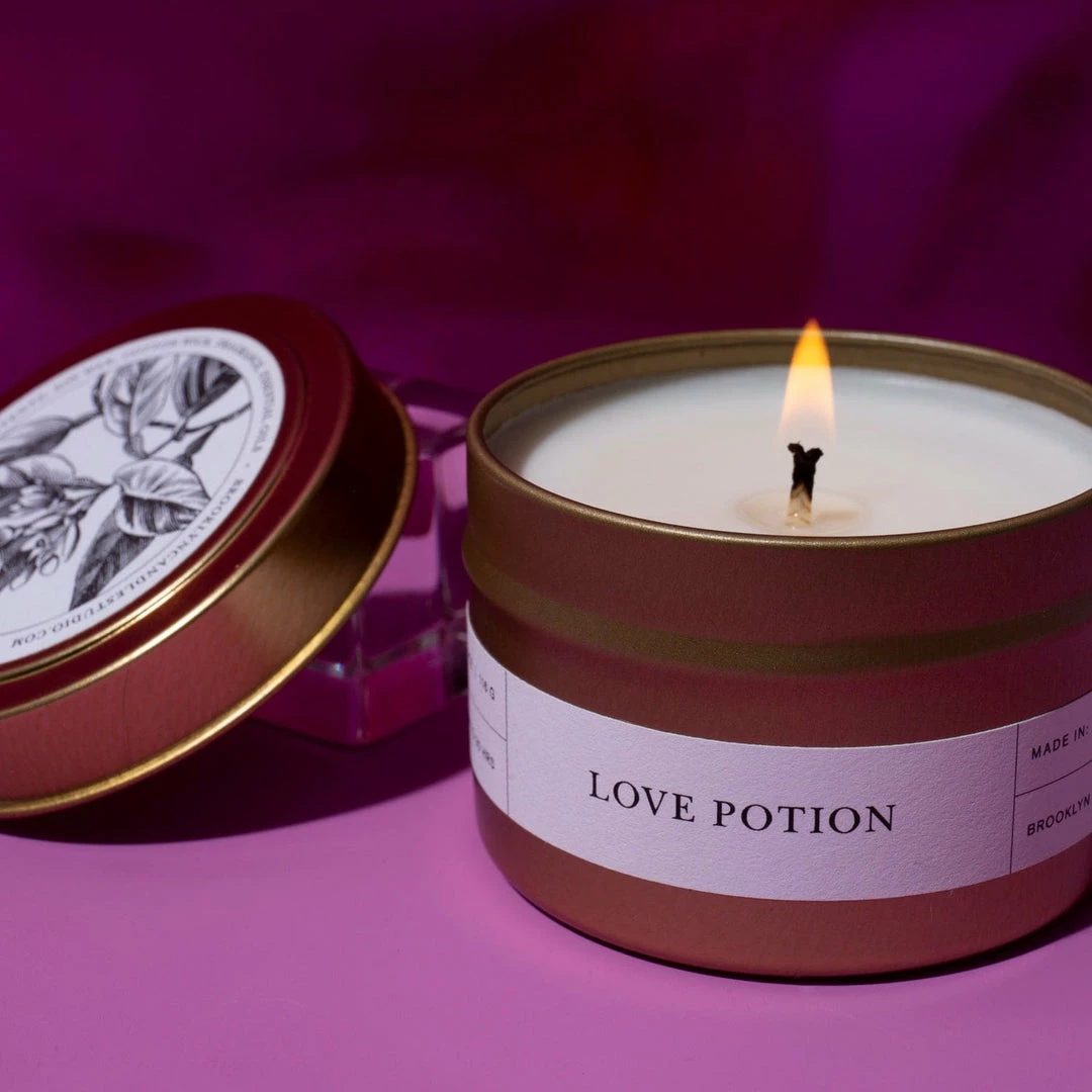 Deals ❤️ Brooklyn Candle Company Love Potion Travel Candle ✔️ 3 Brooklyn Candle Company Love Potion Travel Candle