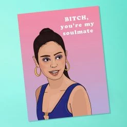 Party Mountain Paper Co $10 Or Less Maddy Euphoria Soulmate Greeting Card