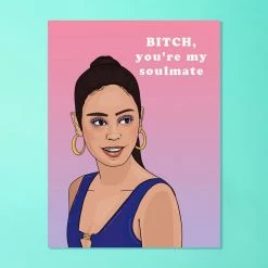 Party Mountain Paper Co $10 Or Less Maddy Euphoria Soulmate Greeting Card