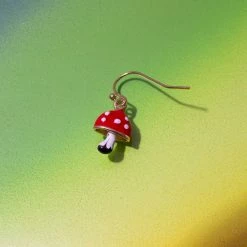 Misc. $20 OR LESS! Magic Toadstool Mushroom Earrings