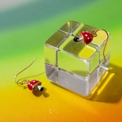 Misc. $20 OR LESS! Magic Toadstool Mushroom Earrings
