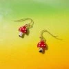 Misc. $20 OR LESS! Magic Toadstool Mushroom Earrings