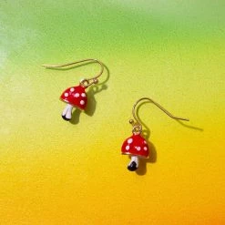Misc. $20 OR LESS! Magic Toadstool Mushroom Earrings