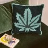 Hot Sale ⌛ Misc. Mary Jane Hook Throw Pillow - Teal 🛒 2 Misc. Mary Jane Hook Throw Pillow - Teal
