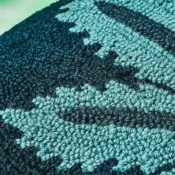 Misc. Mary Jane Hook Throw Pillow - Teal