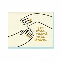 Misc. $10 Or Less Meant To Be Wedding Card