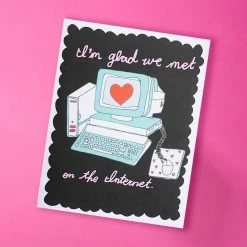 Ash + Chess Sale Met On The Internet Greeting Card