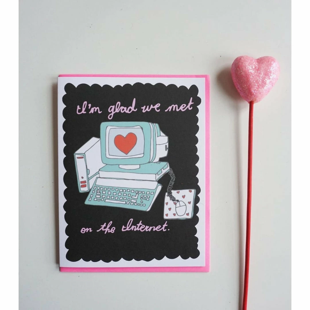 Cheapest ✨ Ash + Chess Sale Met On The Internet Greeting Card 😀 5 Ash + Chess Sale Met On The Internet Greeting Card