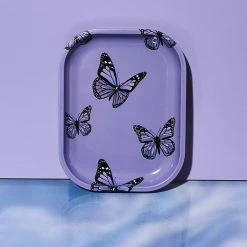 Misc. $20 OR LESS! Mini Butterfly Print Rolling Tray