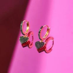 Misc. Mini Heart Hoop Earrings Sale