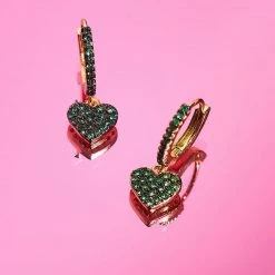 Misc. Mini Heart Hoop Earrings Sale