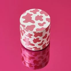 Misc. Mini Pink Cow Print Grinder