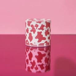 Misc. Mini Pink Cow Print Grinder