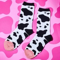 Socksmith $10 Or Less Moo Cow Print - Women's Novelty Socks