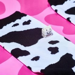 Socksmith $10 Or Less Moo Cow Print - Women's Novelty Socks