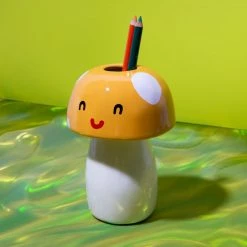 Promo 🥰 Rompotodo Mushroom Ceramic Vase - Orange Sale 🥰 11 Rompotodo Mushroom Ceramic Vase - Orange Sale