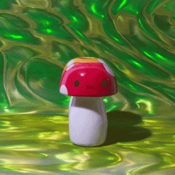 Rompotodo Mushroom Ceramic Vase - Red