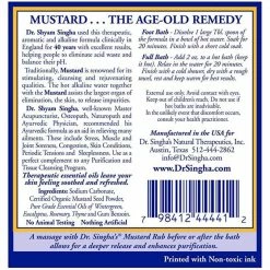 Coupon 🔥 Dr. Singha's $10 Or Less Mustard Bath Packet 👏 7 Dr. Singha's $10 Or Less Mustard Bath Packet