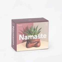 Doiy $50 OR LESS Namaste Plant Pot
