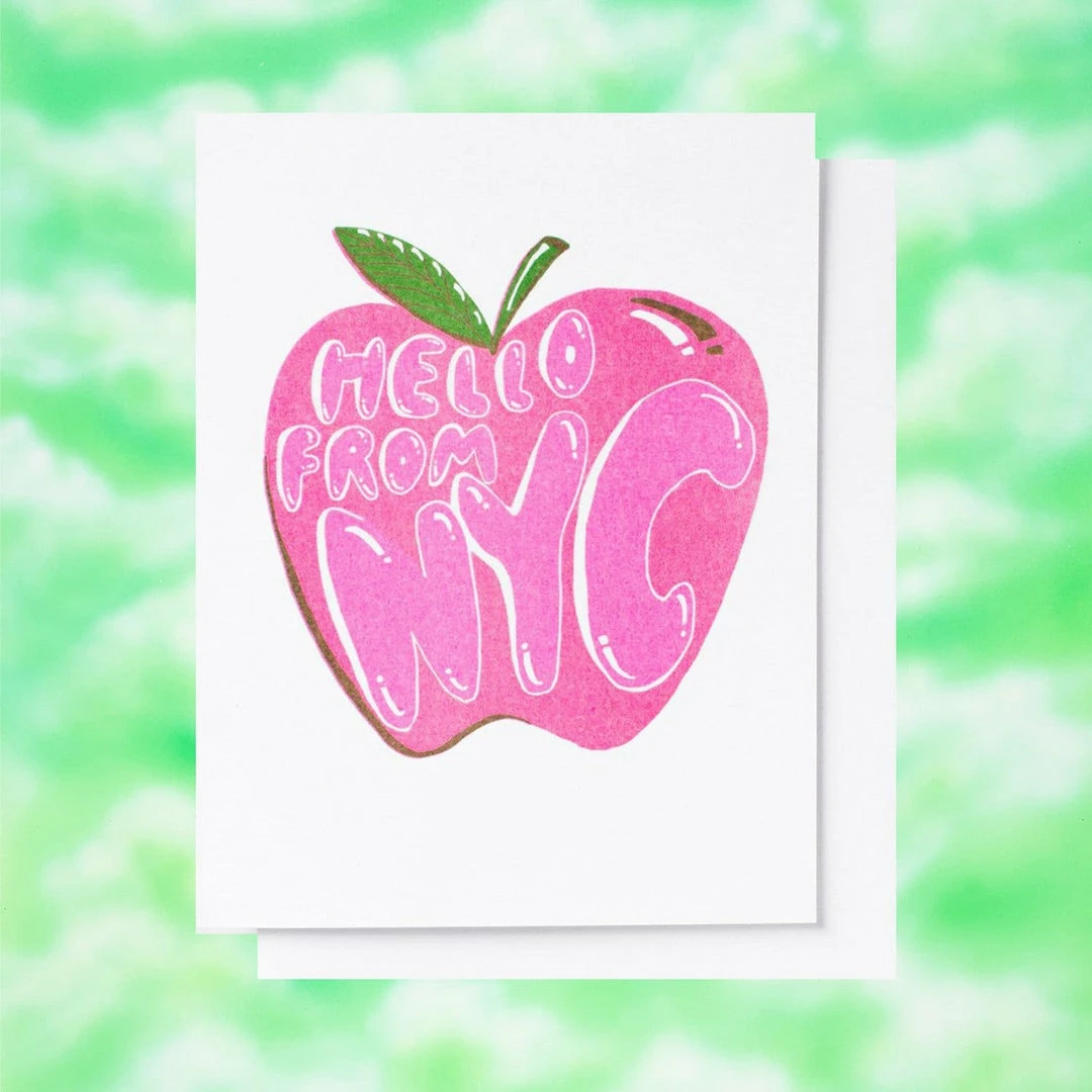 Budget ๐ Yellow Owl Workshop Hello From NYC - Risograph Greeting Card $10 Or Less ๐ 3 Yellow Owl Workshop Hello From NYC - Risograph Greeting Card $10 Or Less