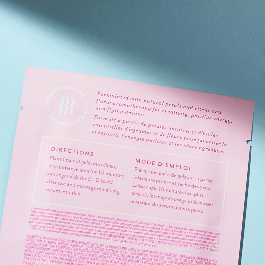 Hot Sale ๐ Patchology Aromatherapy Eye Gels - Happy Place ๐ 4 Patchology Aromatherapy Eye Gels - Happy Place