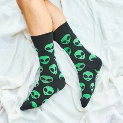 Socksmith We Come In Peace - Men's Novelty Socks