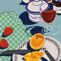 Elie Hess Picnic Art Print $50 OR LESS