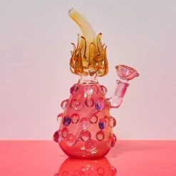 Discount 👍 Misc. For Stoners Pineapple Beaker - Fumed Pink 🎁 13 Misc. For Stoners Pineapple Beaker - Fumed Pink