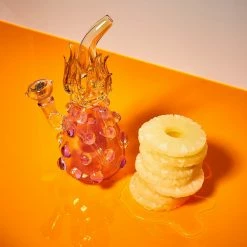 Misc. For Stoners Pineapple Beaker - Fumed Pink