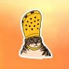 Ping Hatta Studio $10 Or Less Ping Hatta Sticker - Croc Cat