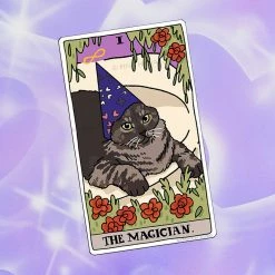 Coupon ๐ Ping Hatta Studio Ping Hatta Sticker - Tarot Cat The Magician ๐คฉ 7 Ping Hatta Studio Ping Hatta Sticker - Tarot Cat The Magician