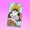 Ping Hatta Studio $10 Or Less Ping Hatta Sticker - Tarot Cat Wheel Of Fortune