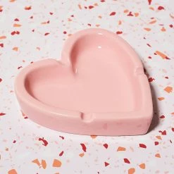 Misc. Pink Heart Ashtray
