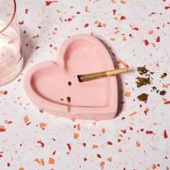 Misc. Pink Heart Ashtray