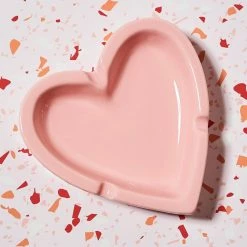 Misc. Pink Heart Ashtray