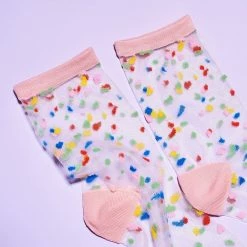 Poketo Sheer Confetti Socks
