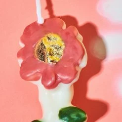 Janie Korn Pretty Petal Taper Candle Sale