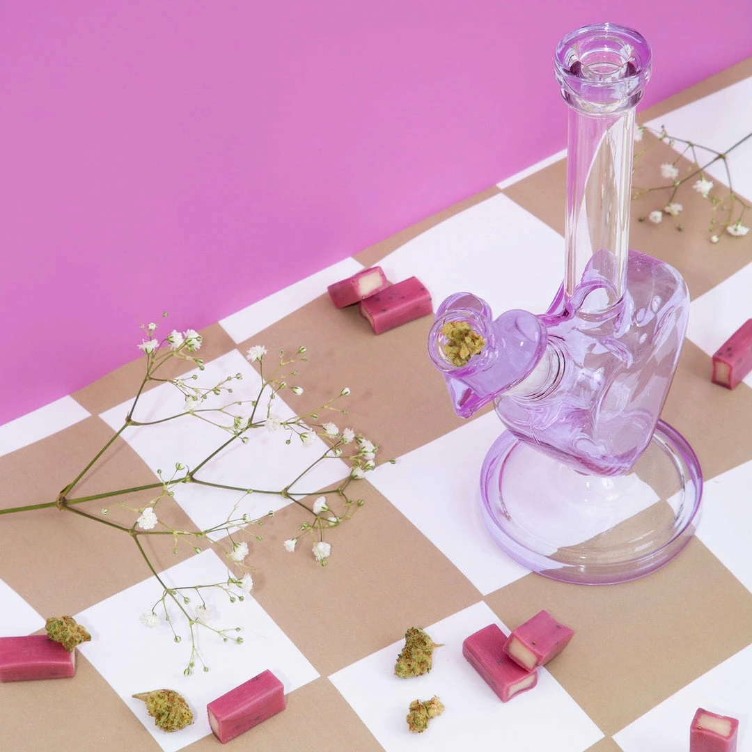 Best deal ⌛ Misc. Purple Glass Heart Beaker Sale ✨ 7 Misc. Purple Glass Heart Beaker Sale