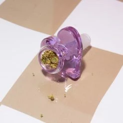 Misc. Purple Glass Heart Beaker Sale