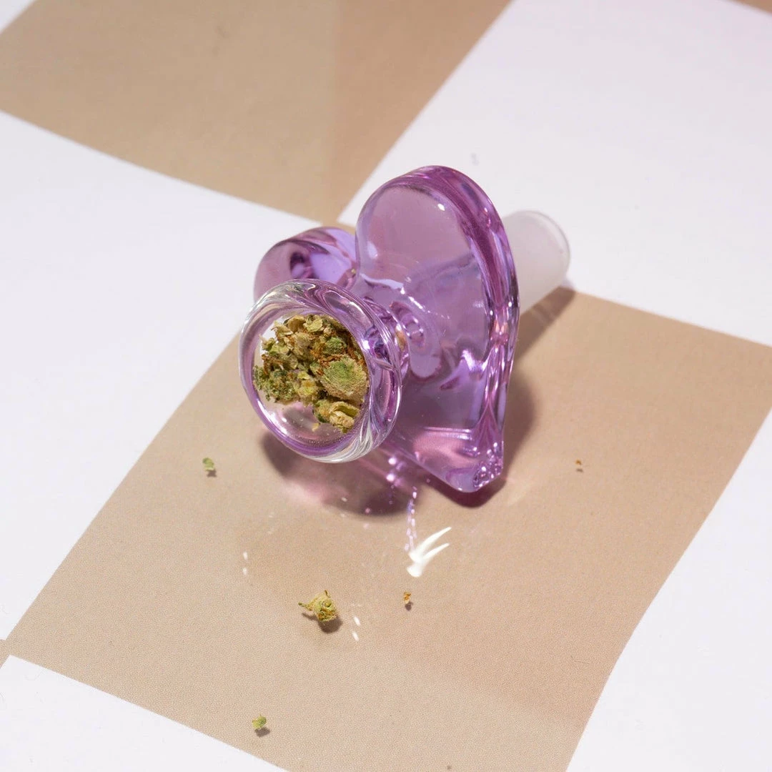 Best deal ⌛ Misc. Purple Glass Heart Beaker Sale ✨ 4 Misc. Purple Glass Heart Beaker Sale