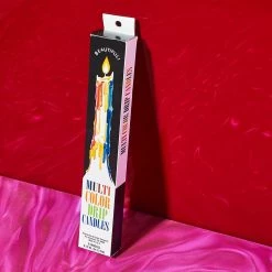 Misc. $10 Or Less Rainbow Drip Taper Candles