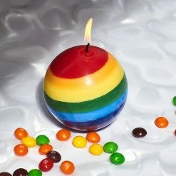Misc. Rainbow Globe Candle Sale