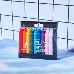 Misc. Rainbow Ritual Candle Set - 20 Candles
