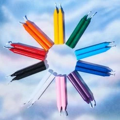 Misc. Rainbow Ritual Candle Set - 20 Candles